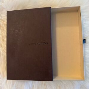 Louis Vuitton Dark Brown and Cream Box
8” x 1 1/2” x 5 1/2”